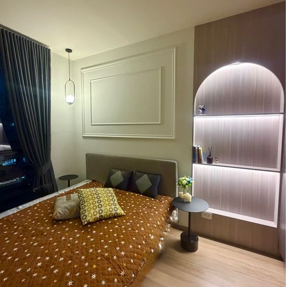 ตกแต่งครบ Noble Development 2024 ไม่อนุญาต ไม่ใช่ new 1-bed condominium for rent Rama9 Junction รูปที่ 4