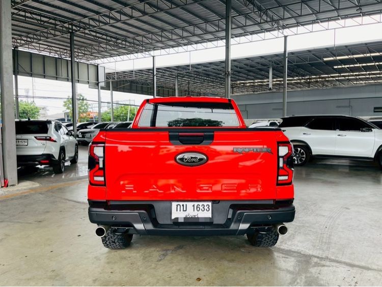 Ford Ranger 2023 Raptor 3.0 4WD Pickup เบนซิน ไม่ติดแก๊ส เกียร์อัตโนมัติ ส้ม รูปที่ 2