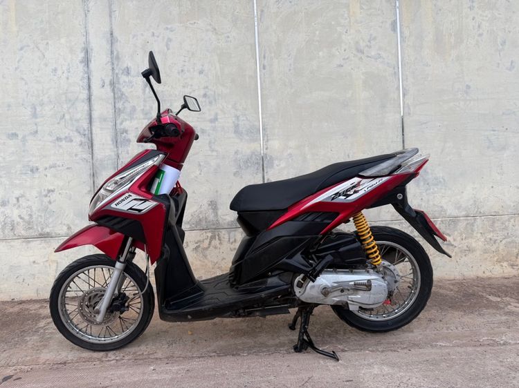 2010 Honda Click i สีแดง-ดำ หัวฉีด ประหยัดน้ำมันมากๆ เครื่องดี สตาร์ทมือติดง่าย 