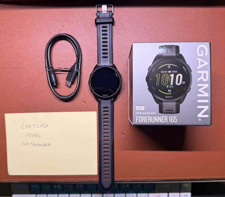 Garmin Forerunner 165 สภาพใหม่ ใช้น้อย
