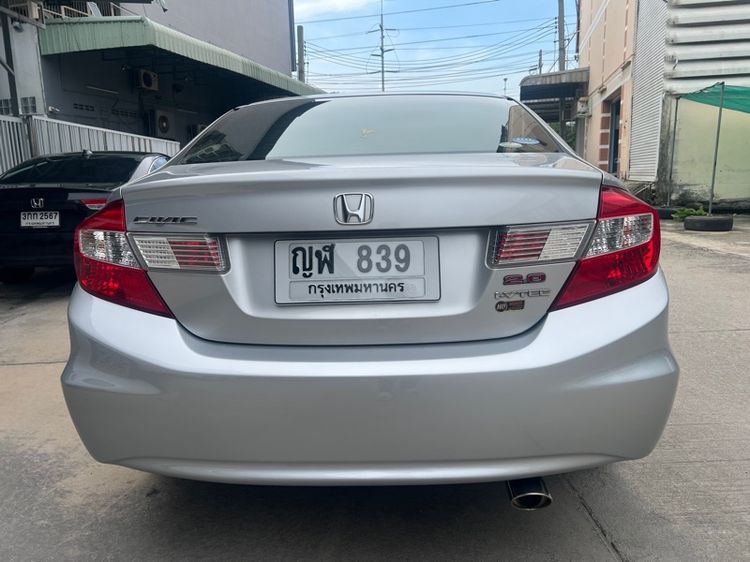 Honda Civic 2012 1.8 E i-VTEC Sedan เบนซิน เกียร์อัตโนมัติ เทา รูปที่ 4