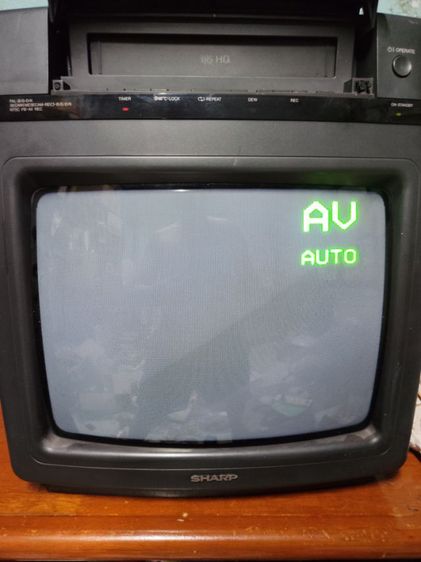 CRT(ทีวีจอแก้ว) SHARP Video TV Model. 14VT10B1