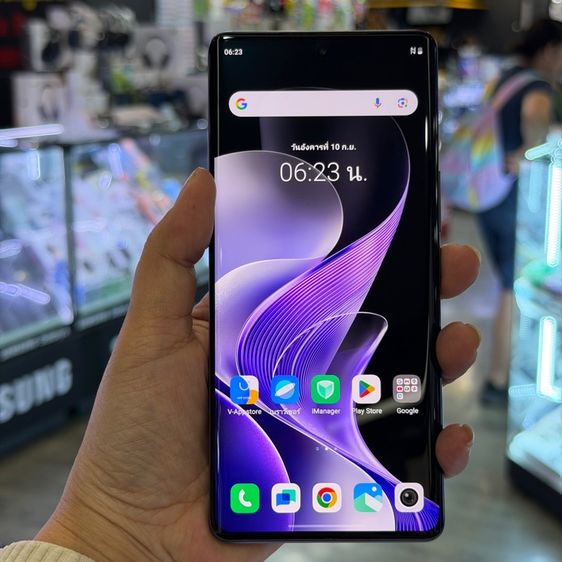 ViVO V40 5G สีม่วง เครื่องศูนย์ สภาพสวยมากๆ จอ6.78นิ้ว แรม12รอม256 Snap7 Gen3 กล้อง50ล้าน(2ตัว)🔥🔥