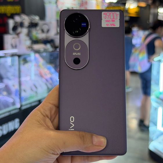 ViVO V40 5G สีม่วง เครื่องศูนย์ สภาพสวยมากๆ จอ6.78นิ้ว แรม12รอม256 Snap7 Gen3 กล้อง50ล้าน(2ตัว)🔥🔥 รูปที่ 2