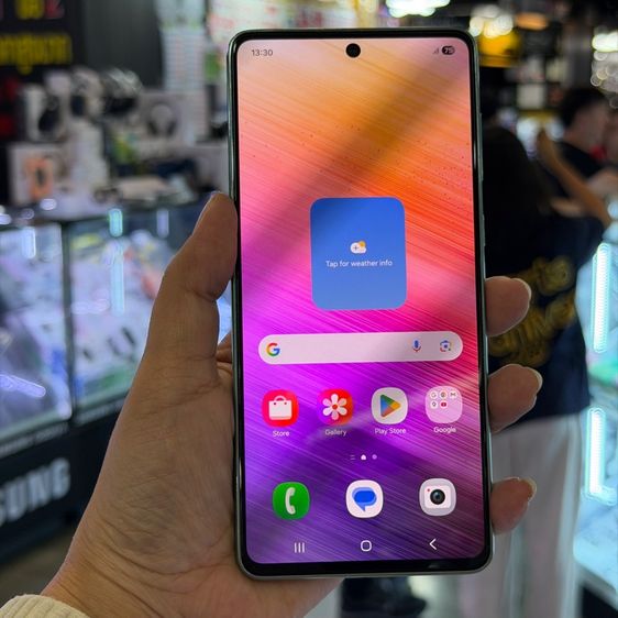 Samsung A73 5G สีเขียว เครื่องศูนย์ สภาพสวยมาก จอขนแมวนิด จอ6.7นิ้ว แรม8รอม128 Snap778G กล้อง108ล้าน(4ตัว)🔥🔥
