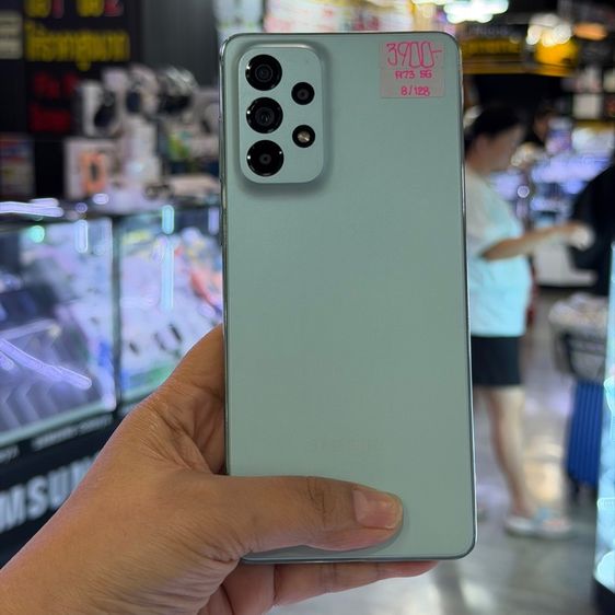 Samsung A73 5G สีเขียว เครื่องศูนย์ สภาพสวยมาก จอขนแมวนิด จอ6.7นิ้ว แรม8รอม128 Snap778G กล้อง108ล้าน(4ตัว)🔥🔥 รูปที่ 2
