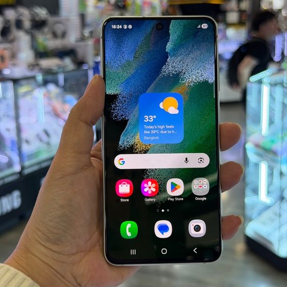 Samsung S21 FE 5G 256GB สีเขียว เครื่องศูนย์ สภาพสวยมาก จอ6.4นิ้ว แรม8รอม256 🔥🔥