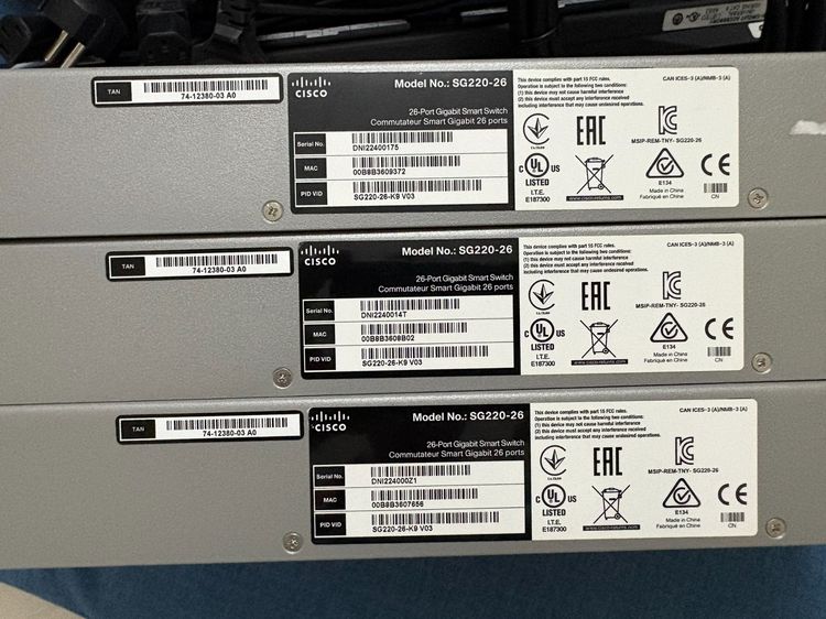 SWITCH CISCO SG220-26P 26-PORT GIGABIT SMART SWICH รูปที่ 7