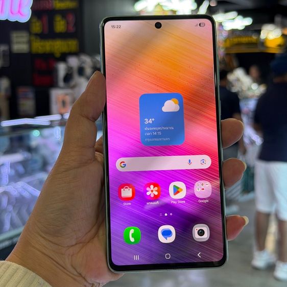 Samsung A73 5G สีเขียว เครื่องศูนย์ สภาพสวยมาก จอขนแมวนิด จอ6.7นิ้ว แรม8รอม128 Snap778G กล้อง108ล้าน(4ตัว)🔥🔥