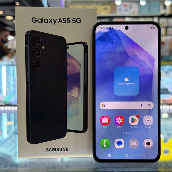 อื่นๆ 256 GB Samsung A55 5G 256GB สีดำ เครื่องศูนย์ สภาพสวยมาก จอ6.6นิ้ว แรม12รอม256 กล้อง50ล้าน(3ตัว) ครบยกกล่อง🔥🔥