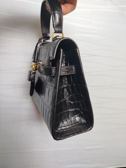 กระเป๋าสะพายไหล่หนังท้องจระเข้แท้   รุ่นKL Mini รูปที่ 5