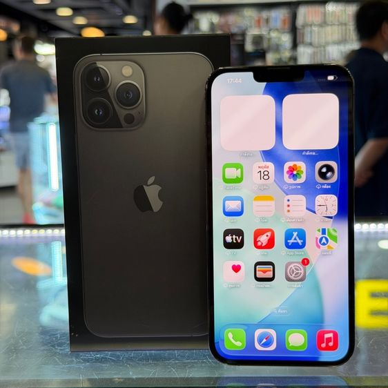 iPhone13 Pro Max 256GB สีดำ เครื่องศูนย์ โมเดลTH สภาพสวยมากๆ ครบยกกล่อง🔥🔥