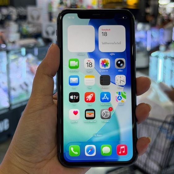 iPhone11 128GB สีดำ เครื่องศูนย์ โมเดลTH สภาพสวยมาก🔥🔥