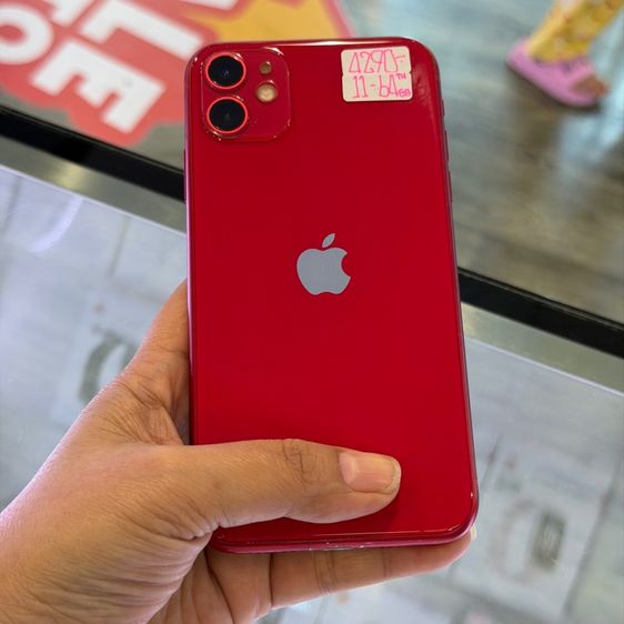 iPhone11 64GB สีแดง เครื่องศูนย์ โมเดลTH สภาพสวย สุขภาพแบต100 🔥🔥 รูปที่ 2