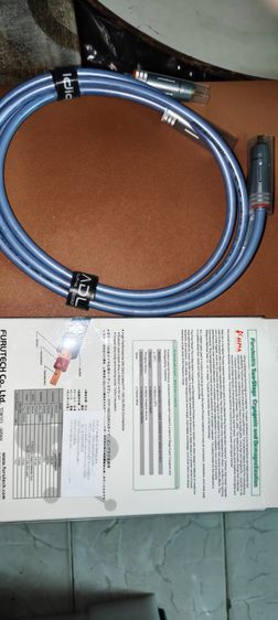 ขายสายสัญญาณ RCA to RCA Furutech Alpha Line1 สภาพใหม่แกะกล่องอุปกล่องที่มาตอนซื้อมาอยู่ครบ รูปที่ 4