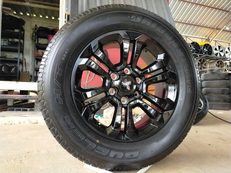แม็กมิตซู ขอบ18 พร้อมยางบริสโตน 265 60 18 ปี22 ใส่ triton ปาเจ รูปที่ 4