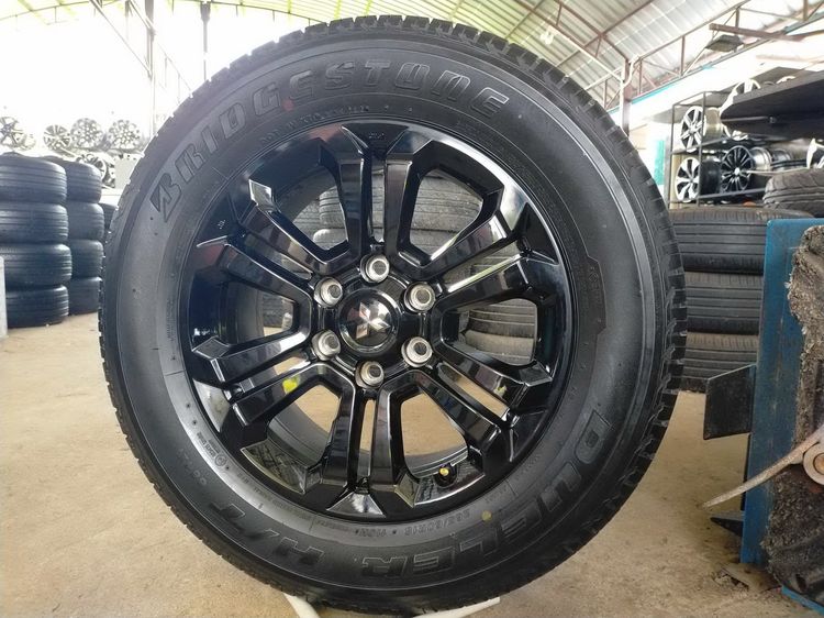 แม็กมิตซู ขอบ18 พร้อมยางบริสโตน 265 60 18 ปี22 ใส่ triton ปาเจ รูปที่ 3