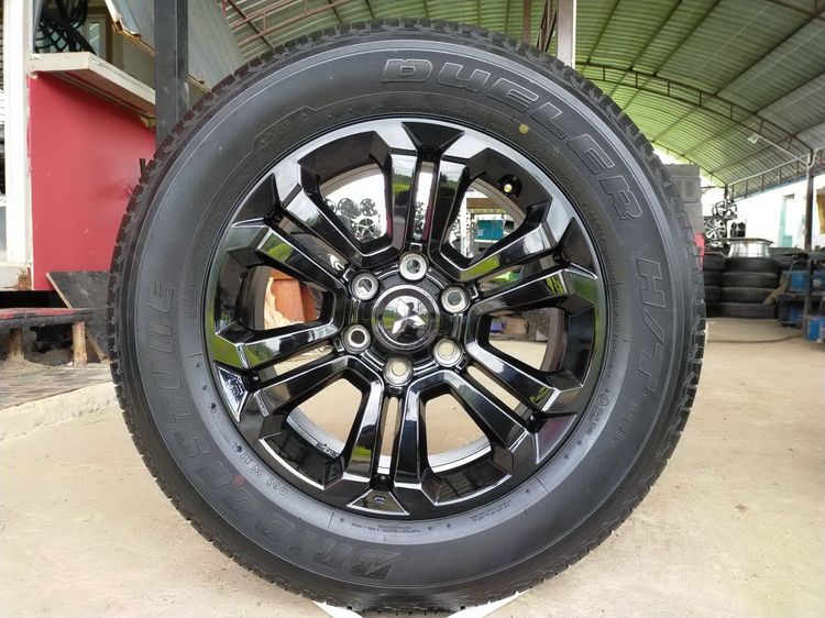 แม็กมิตซู ขอบ18 พร้อมยางบริสโตน 265 60 18 ปี22 ใส่ triton ปาเจ รูปที่ 2