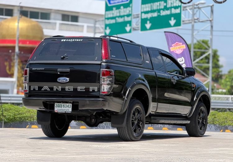 Ford Ranger 2021 2.2 Hi-Rider XL Plus Sport Pickup ดีเซล ไม่ติดแก๊ส เกียร์ธรรมดา เทา รูปที่ 4
