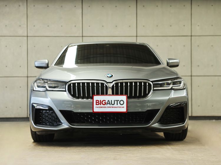 BMW Series 5 2021 520d Sedan ดีเซล ไม่ติดแก๊ส เกียร์อัตโนมัติ เทา รูปที่ 3