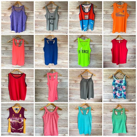 เสื้อกล้าม เสื้อกีฬา ราคาตัวละ80฿
