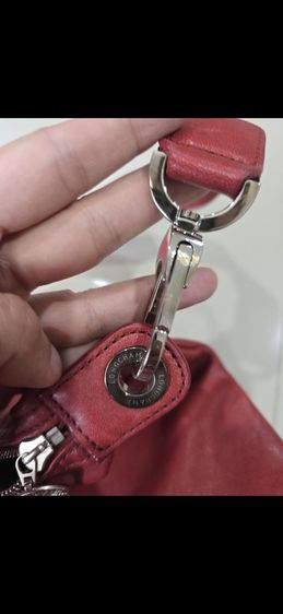 Longchamp หนังแกะ ของแท้ ไซส์ L สีแดงเลือดหมู รูปที่ 8
