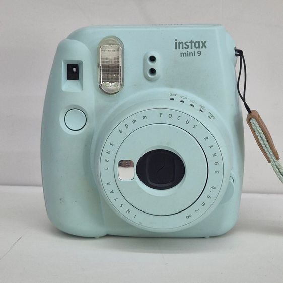Fujifilm instax mini 9 สีฟ้า Ice Blue กล้องโพลารอยด์  กล้องฟิล์มอินสแตนท์ 