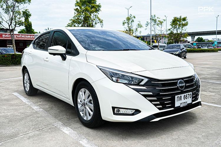 Nissan Almera 2024 1.0 VL Sedan เบนซิน ไม่ติดแก๊ส เกียร์อัตโนมัติ ขาว รูปที่ 3