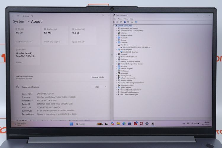 LENOVO IDEAPAD SLIM 3 Core i5-13420H RAM16.512GB รูปที่ 2