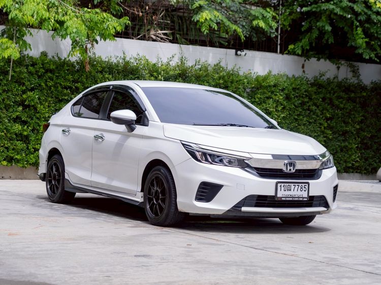 Honda City 2020 1.0 SV Sedan เบนซิน ไม่ติดแก๊ส เกียร์อัตโนมัติ ขาว