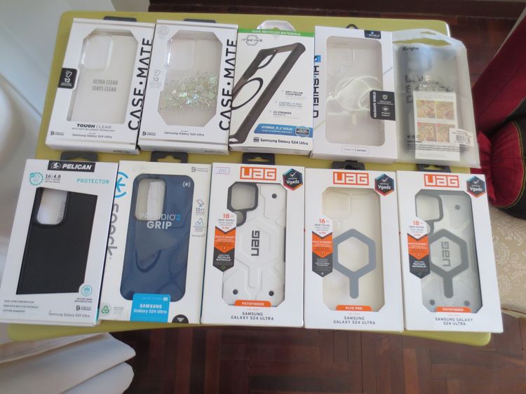 ขายเหมารวม เคสของแท้ 10 อัน สำหรับ Samsung S24 Ultra