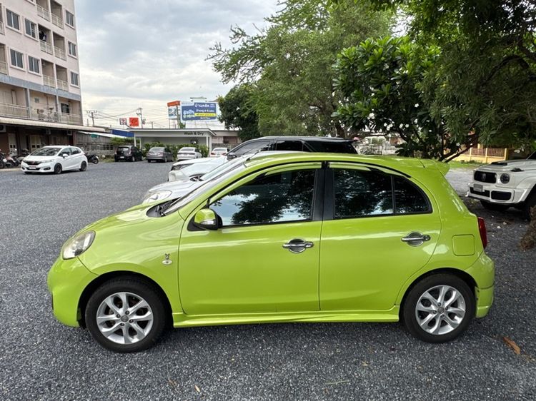 Nissan March 2013 1.2 VL Sedan เบนซิน ไม่ติดแก๊ส เกียร์อัตโนมัติ เขียว รูปที่ 3
