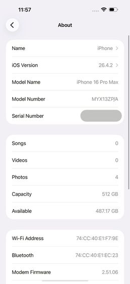 iPhone 16 Pro Max 512GB  รหัสสินค้า PH332 รูปที่ 7