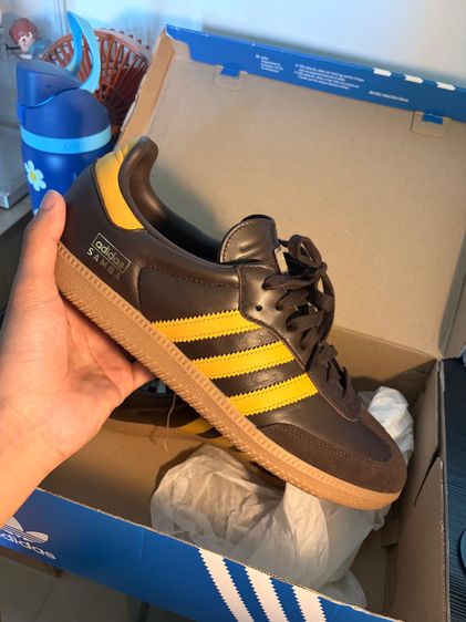 รองเท้าผ้าใบ หนังแท้ UK 10.5 | EU 45 1/3 | US 11 น้ำตาล       Adidas Samba OG IG6174 