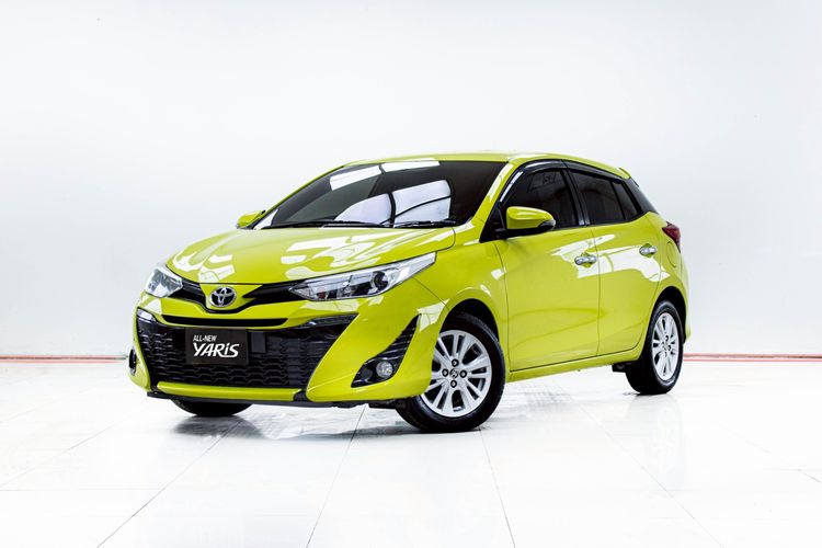 Toyota Yaris 2018 1.2 G Sedan เบนซิน ไม่ติดแก๊ส เกียร์อัตโนมัติ เขียว