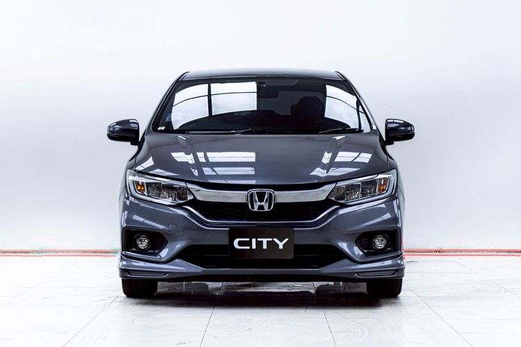 Honda City 2018 1.5 Sv i-VTEC Sedan เบนซิน ไม่ติดแก๊ส เกียร์อัตโนมัติ เทา รูปที่ 4