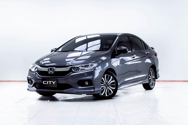 Honda City 2018 1.5 Sv i-VTEC Sedan เบนซิน ไม่ติดแก๊ส เกียร์อัตโนมัติ เทา