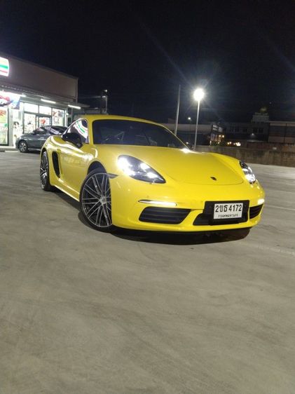 Porsche 718 2017 2.0 Cayman Sedan เบนซิน ไม่ติดแก๊ส เกียร์อัตโนมัติ เหลือง รูปที่ 3