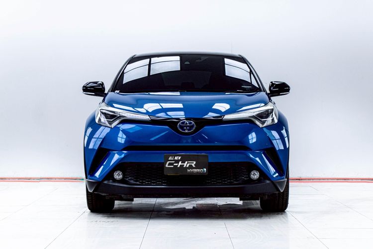 Toyota C-HR 2018 1.8 HV Hi Utility-car ไฮบริด ไม่ติดแก๊ส เกียร์อัตโนมัติ น้ำเงิน รูปที่ 4