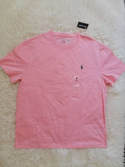อื่นๆ เสื้อทีเชิ้ต ชมพู เสื้อยืด Polo Ralph Lauren Size L 46" ของแท้จาก shop USA