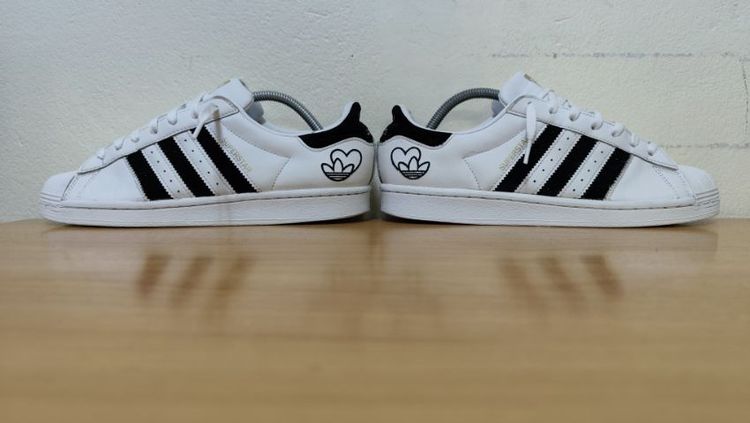 Adidas Superstar 42.5 27.0 แท้ มือสอง รูปที่ 13