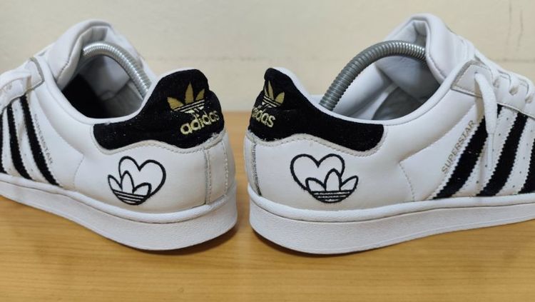 Adidas Superstar 42.5 27.0 แท้ มือสอง รูปที่ 14