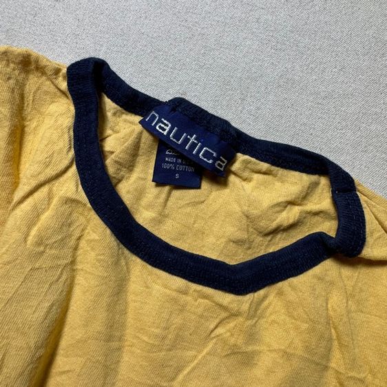 เสื้อยืด Nautica​ 90s made in USA​ Size S รูปที่ 4