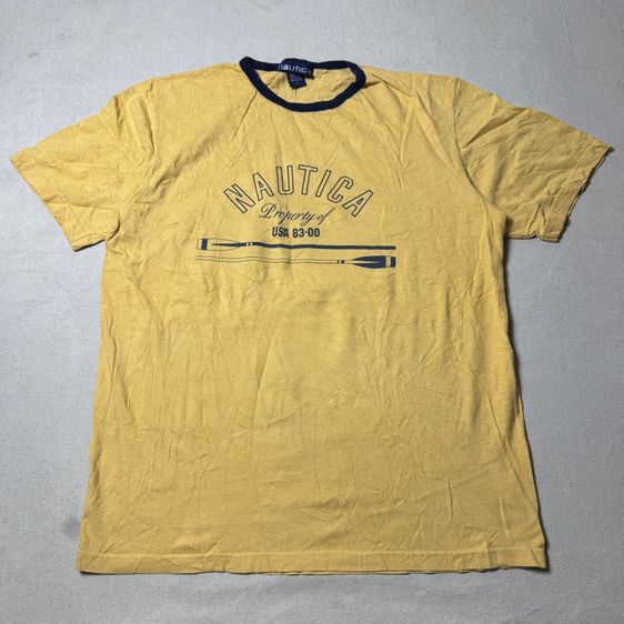 เสื้อยืด Nautica​ 90s made in USA​ Size S รูปที่ 2