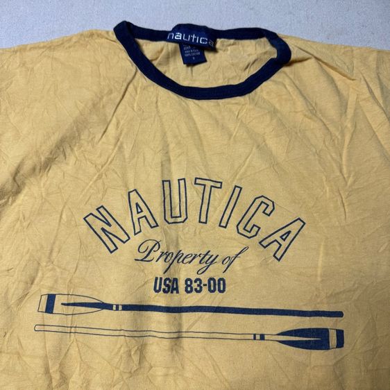 เสื้อยืด Nautica​ 90s made in USA​ Size S