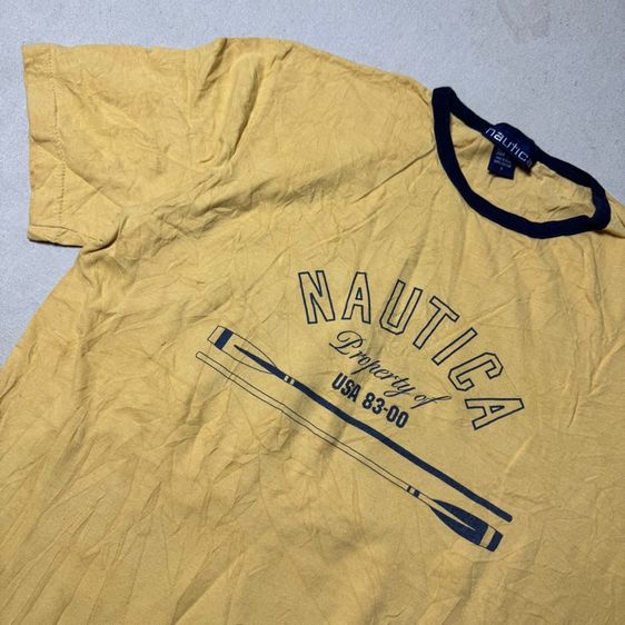 เสื้อยืด Nautica​ 90s made in USA​ Size S รูปที่ 5