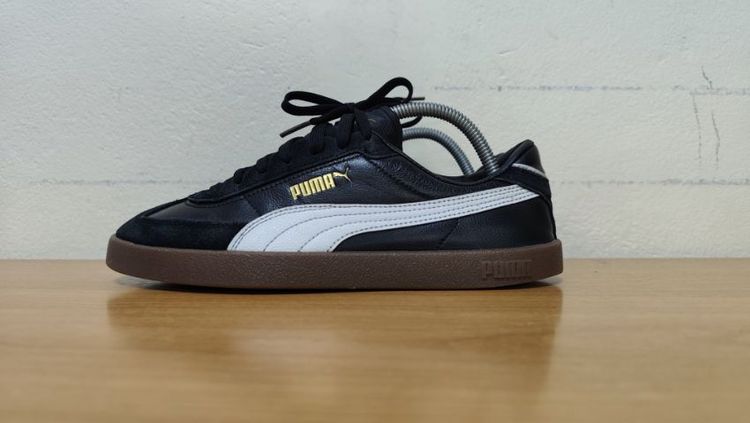 หนัง PU รองเท้าผ้าใบ UK 7 | EU 40 2/3 | US 7.5 PUMA 40.5 26.0 แท้ มือสอง หนังดำ