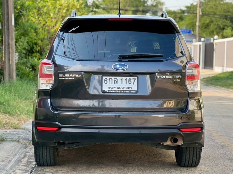 Subaru Forester 2017 2.0 i Utility-car เบนซิน ไม่ติดแก๊ส เกียร์อัตโนมัติ เทา รูปที่ 4