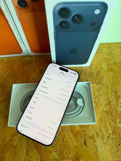 iPhone 17 Pro Deep Blue 256 GB เครื่องศูนย์ไทย สภาพสวยใส ไร้รอย รูปที่ 3