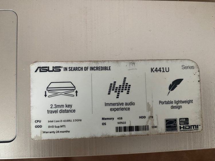  Notebook ASUS K441U Series รูปที่ 5